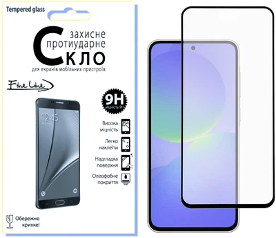 Защитное стекло для смартфона Samsung Galaxy A36 5G FINE LINE Black (FL-TGFG-387)