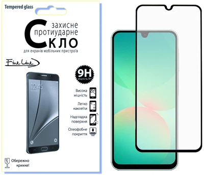 Защитное стекло FINE LINE для смартфона Samsung Galaxy A26 Black (FL-TGFG-386)
