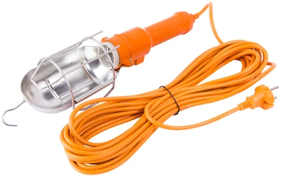 Светильник переносной 60W 220V E27 355x95mm провод 10м с выключателем оранжевый [l0670002] E.NEXT e.light.move.e27.10.orange