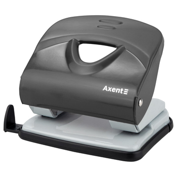 Діркопробивач для паперу Axent Exact-2 3930-01-A, металевий, 30 аркушів, чорний 4250266219852