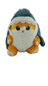 Мягкая игрушка Кот-Акула плюшевый, 21см (162713)