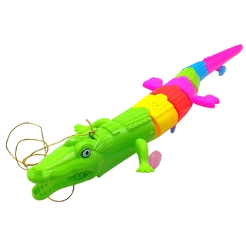 Крокодил интерактивный, свет, музыка, на батарейках MIC MS-23-KROK