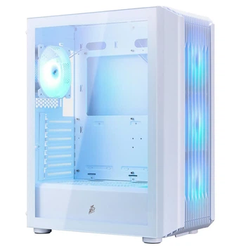 Корпус 1stPlayer H6-WH-4F7-W White без БЖ (H6-WH-4F7-W)