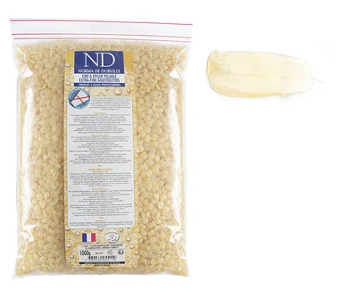 Пленочный воск для депиляции в гранулах Norma de Durville Natural peel-off bag 1 kg (KG900)