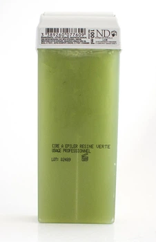 Воск с азуленом в кассете для депиляции Norma de Durville Green azulen rosin wax 100мл