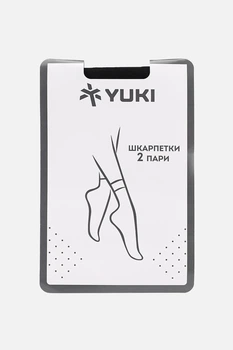 Шкарпетки капронові жіночі YUKI чорний One size ЦБ-00275796