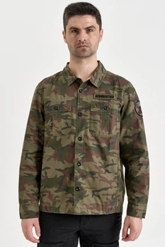 Камуфляжна сорочка з патчем Aeronautica Militare 7556 54