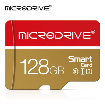 Карта памяти microSD Microdrive Class 10 U3 с SD адаптером 128 Gb