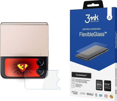 Szkło ochronne 3MK FlexibleGlass do Samsung Galaxy Flip 4 SM-F721 (5903108489041)