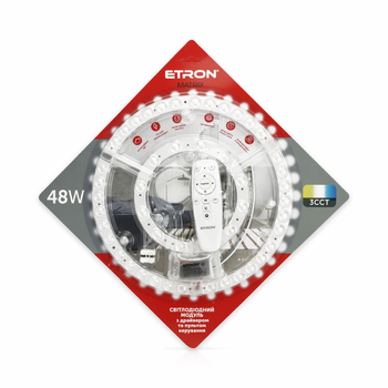 Світлодіодний модуль ремкомплект світильника ETRON 1-EMP-283 48W Matrix SMART з пультом