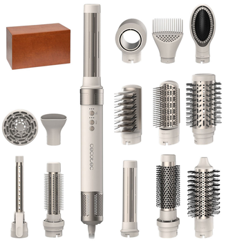 Стайлер CECOTEC Bamba CeramicCare 14in1 AirGlam Champagne (CCTC-00252)