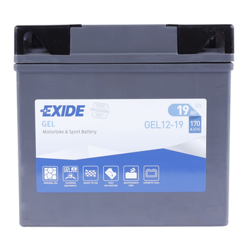 Аккумуляторы для мотоциклов EXIDE Moto GEL 6CT 19Ah R+ GEL12-19