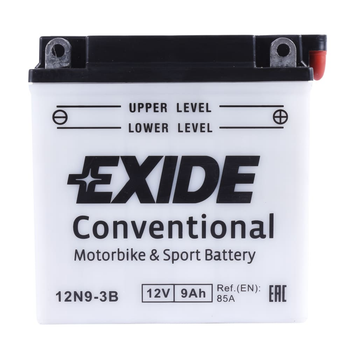 Акумулятори для мотоциклів EXIDE Moto 6CT 9Ah R+ 12N9-3B