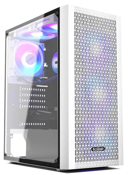 Корпус PcCooler PсCOOLER CPS билий (DIAMOND MA100W MESH)