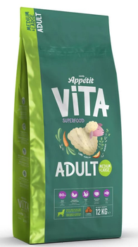 Sucha karma dla psów Comfy Appetit Vita Superfood Adult Medium & Large Lamb 12 kg (5905546342186)