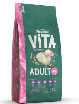 Sucha karma dla psów Comfy Appetit Vita Superfood Adult Mini Lamb 8 kg (5905546342162)