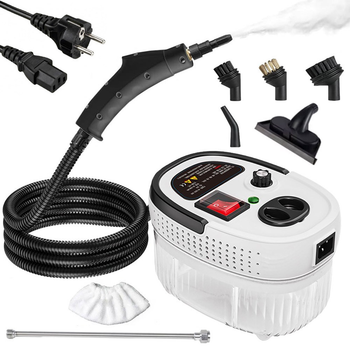 Пароочисник універсальний Steam Cleaner 2500 Вт ручний відпарювач з 5 насадками парогенератор для прибирання та дезінфекції