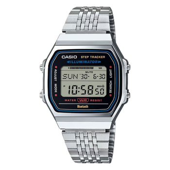 Наручные часы Casio ABL-100WE-1A Серебристые\Черный экран