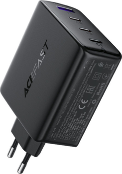 Зарядное устройство Acefast A94 100W 3xUSB-C/USB-A Fast Charger Black (6974316283133)