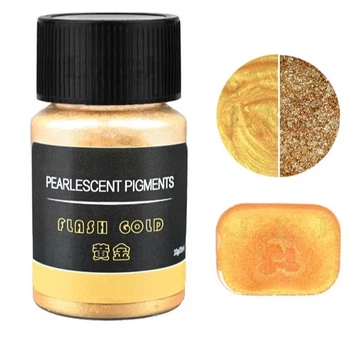Декоративный сухой пигмент перламутровый золото 10 гр для эпоксидной смолы (2509)