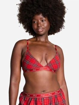 Бюстгальтер без косточек Victoria's Secret 26942485 XS Красный (1992439910123)