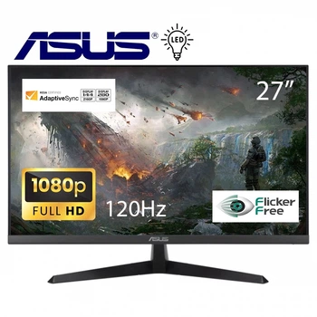 Монитор ASUS VY279HGR безрамочный IPS 1920x1080 Full HD 27"