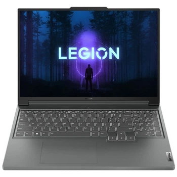 Ноутбук Lenovo Legion Slim 5 16IRH8 (82YA003VRM) Luna Grey / Екран 16" IPS (2560x1600) WQXGA 165 Гц, матовий / Intel Core i7 - 13700H (1.8 - 5.0 ГГц) / RAM 16 ГБ / SSD 512ГБ / nVidia GeForce RTX 4070, 8 ГБ / FREE DOS / без ОС / 2.3 кг / сірий