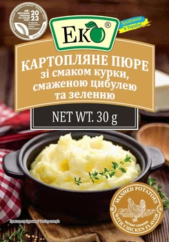 Картопляне пюре зі смаком курки Еко 30 г