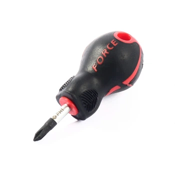 Отвертка крестовая (Philips) короткая PH.1, L=25 мм Force 7111S F