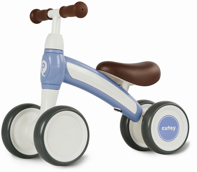 Rowerek biegowy Qplay Pojazd Cutey Retro Niebieski (5061047480939)