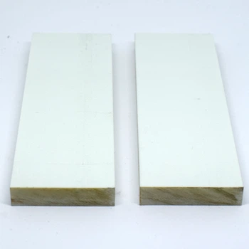 Накладки G10 для рукояти ножа White (белый) 125х40х6,3мм (пара)