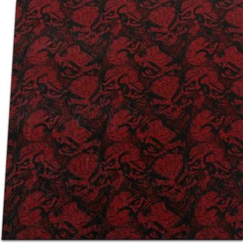 Кайдекс Cracked Skull Blood Red 2х300х150 мм
