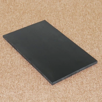Льняная микарта накладки Черная (Double Black) 130x80x6.8мм