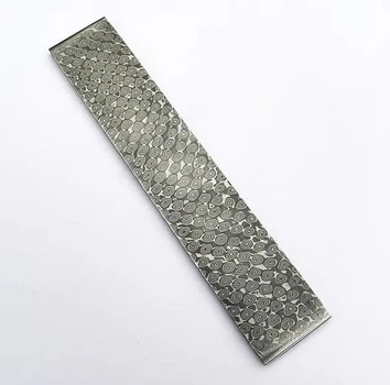 Полоса сталь VG10 Circledot Sandwich Damascus Steel (термообработанная) 220x30x3мм