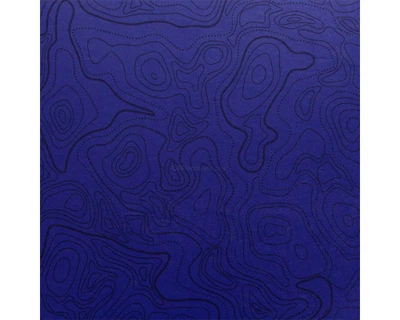 Кайдекс 2мм Topo Police Blue (Black Lines) 300х150мм