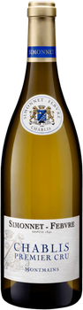 Вино Simonnet-Febvre Chablis Premier Cru Montmains АОС белое сухое 0.75 л 13% (3422511000374)