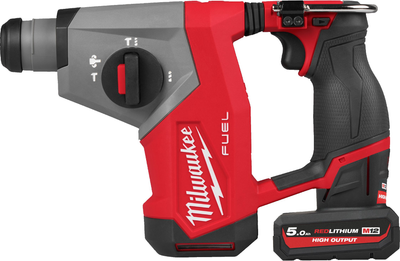 Перфоратор аккумуляторный бесщеточный Milwaukee SDS-PLUS M12 FHAC16-502X 1.15 Дж + зарядное устройство + 2 аккумулятора + HD кейс (4933499185)