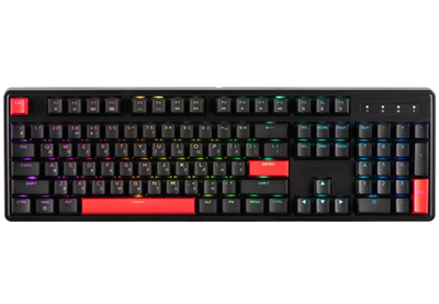 Клавиатура игровая механическая Lemokey X3H3UA Black switch Keychron Brown, QMK/VIA, Hot-Swap, EN/UKR, RGB