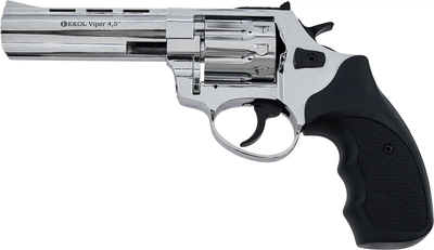 Револьвер флобера EKOL Viper 4,5" 4 мм Shiny Chrome