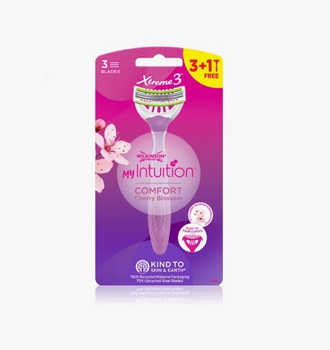Одноразові станки для гоління жіночі Wilkinson Sword Xtreme 3 Comfort 3+1 шт