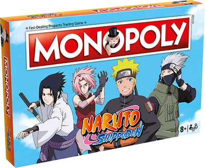 Gra planszowa Winning Moves NARUTO SHIPPUDEN Monopoly WM00167-EN1-6 (5036905038690)