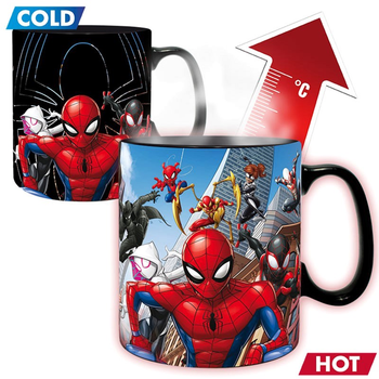 Чашка хамелеон ABYstyle Marvel Spider-Man Multiverse ABYMUG882 (3665361053569)