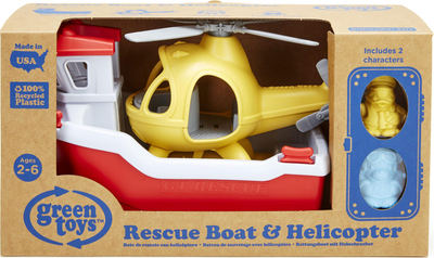 Рятувальний катер Green Toys Біло-червоний RBH1-1155 (816409011550)