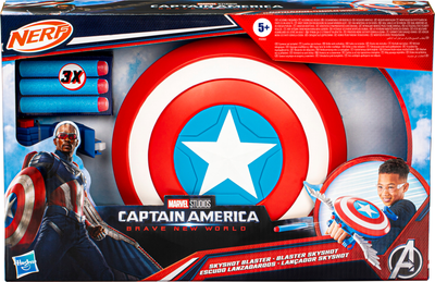 Ігровий набір Hasbro Бластер Skyshot серія Капітан Америка: Чудовий новий світ світ F9302 (5010996212955)