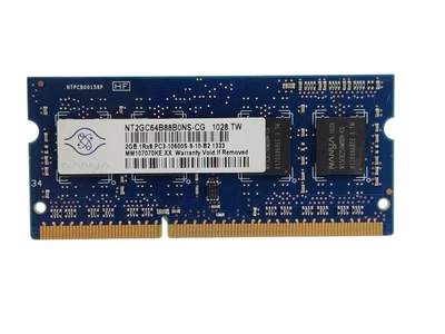 Оперативная память для ноутбука SODIMM Nanya DDR3 2Gb 1333MHz PC3-10600S (NT2GC64B88B0NS-CG) 14166 Б/У