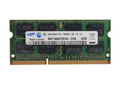 Оперативная память для ноутбука SODIMM Samsung DDR3 2Gb 1333MHz PC3-10600S (M471B5673FH0-CH9) 14075 Б/У