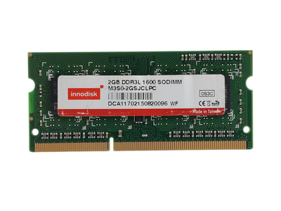 Оперативная память для ноутбука SODIMM InnoDisk DDR3L 2Gb 1600MHz PC3L-12800S (M3S0-2GSJCLPC) 14225 Б/У