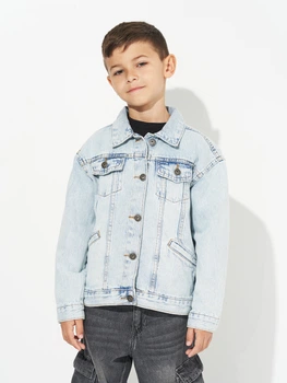 Підліткова джинсова куртка для хлопчика Minoti 23jacket40 42367TEN 146-152 см Блакитна (5063025417999)