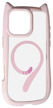 Чехол Cat Case для iPhone 16 Pro / чехол на айфон с поддержкой MagSafe / pink sand