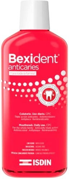 Płyn do płukania jamy ustnej Isdin Bexident Anticaries Colutorio 500 ml (8470001780737)